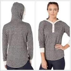 Smartwool Women's Grey Shadow Pine Hoodie Sweater - Size XS